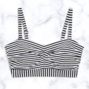 Joe Fresh B&W Stripes Swimsuit Set